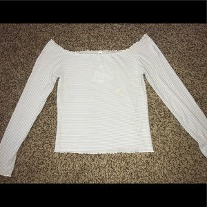 PacSun- Long-sleeve Off the Shoulder Top